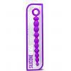 Цепочка шариков для массажа Luxe Silicone Beads Purple длина 24.6 см