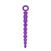 Цепочка шариков для массажа Luxe Silicone Beads Purple длина 24.6 см