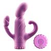 Вибратор клиторальный стимулятор Tri-brator head цвет фиолетовый цена 4935 руб