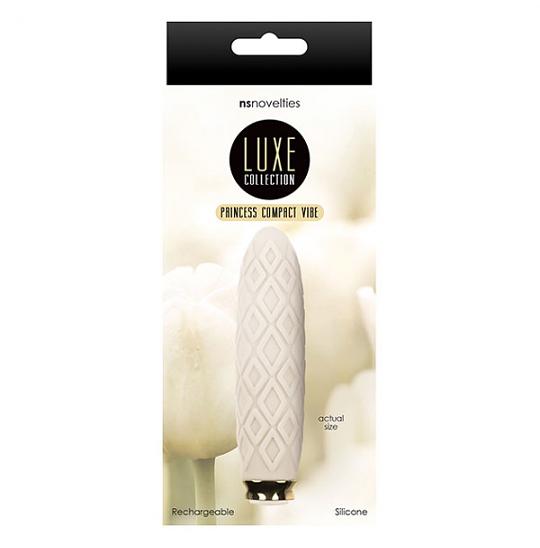 Вибромассажер-клиторальный стимулятор Luxe Compact Vibe Princess Ivory цвет белый