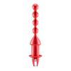 Вибромассажер для анальной стимуляции Humper Silicone Butt Beads Vibrator Red цвет красный цена 3271 руб