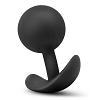 Массажер для анальной стимуляции Luxe Wearable Vibra Plug Black длина 9.5 см