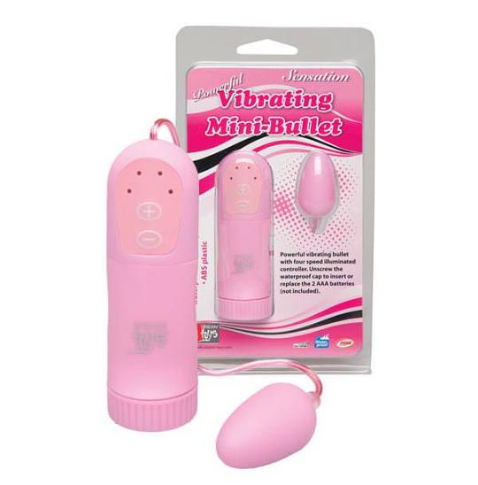 Виброяйцо Vibrating Mini Bullet Pink цвет розовый